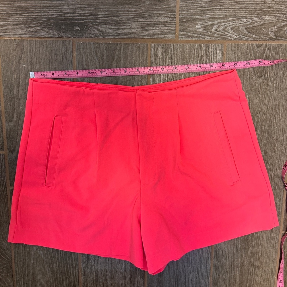 a new day Women's High Waist Neon Pink Shorts